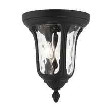 Livex Lighting 7861-14 - 2 Lt Textured Black Outdoor Ceiling Mount