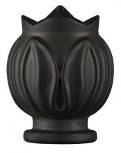 Westinghouse 7000400 - Semi Ornate Floral Lamp Finial Oil Rubbed Bronze Finish