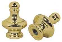 Westinghouse 7013100 - 2 Lamp Finials Brass Finish